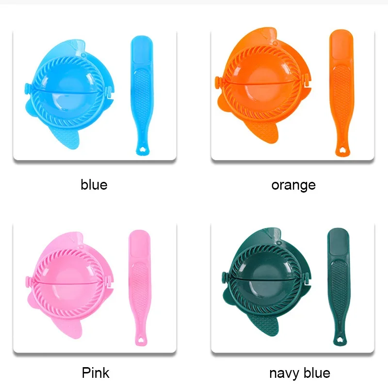 Plastic Dumplings Maker Mold Hand Dough Press Dumpling Clip Lazy Ravioli Pie Maker Jiaozi Making Gadget Kitchen Pastry Tools