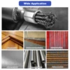1PC 0.8" 1" 1.2" Knotted Wire Wheels Brush for Drill,1/4 Inch Arbor,Wire Brush for Rust,Corrosion,Paint Removal 4