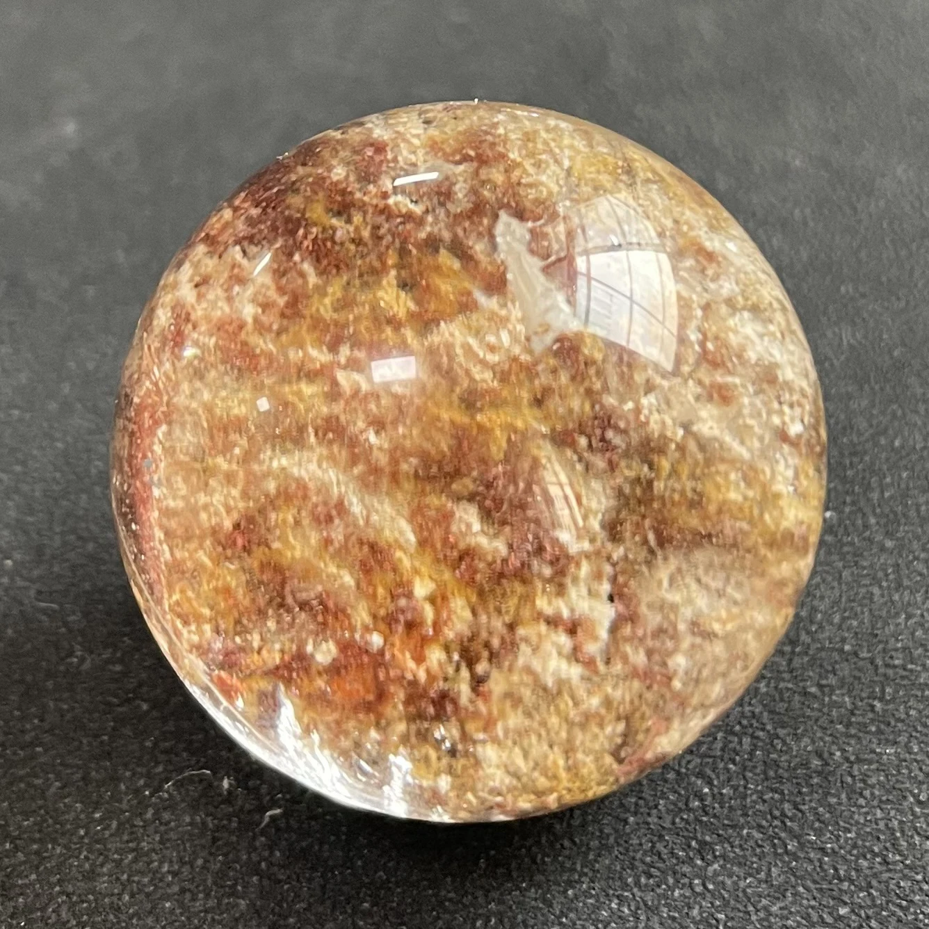 Cristalli Naturali Curativi Di Alta Qualà Calce Bianca Arcobaleno Sfera Sfera Decorazioni Per La Casa Reiki Lucido Decorazione Della Stanza Regalo Energetico - Foto 4