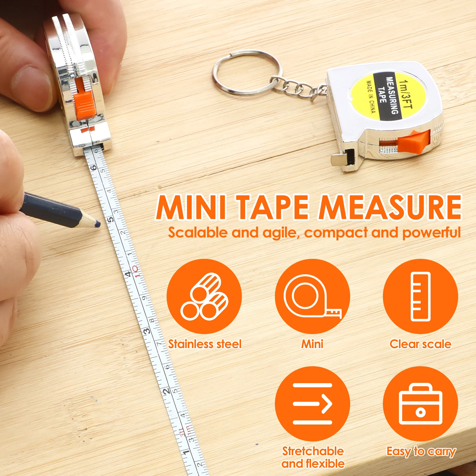 Tape measure measuring tape 15/30Pcs Mini Tape Measure for height measuring