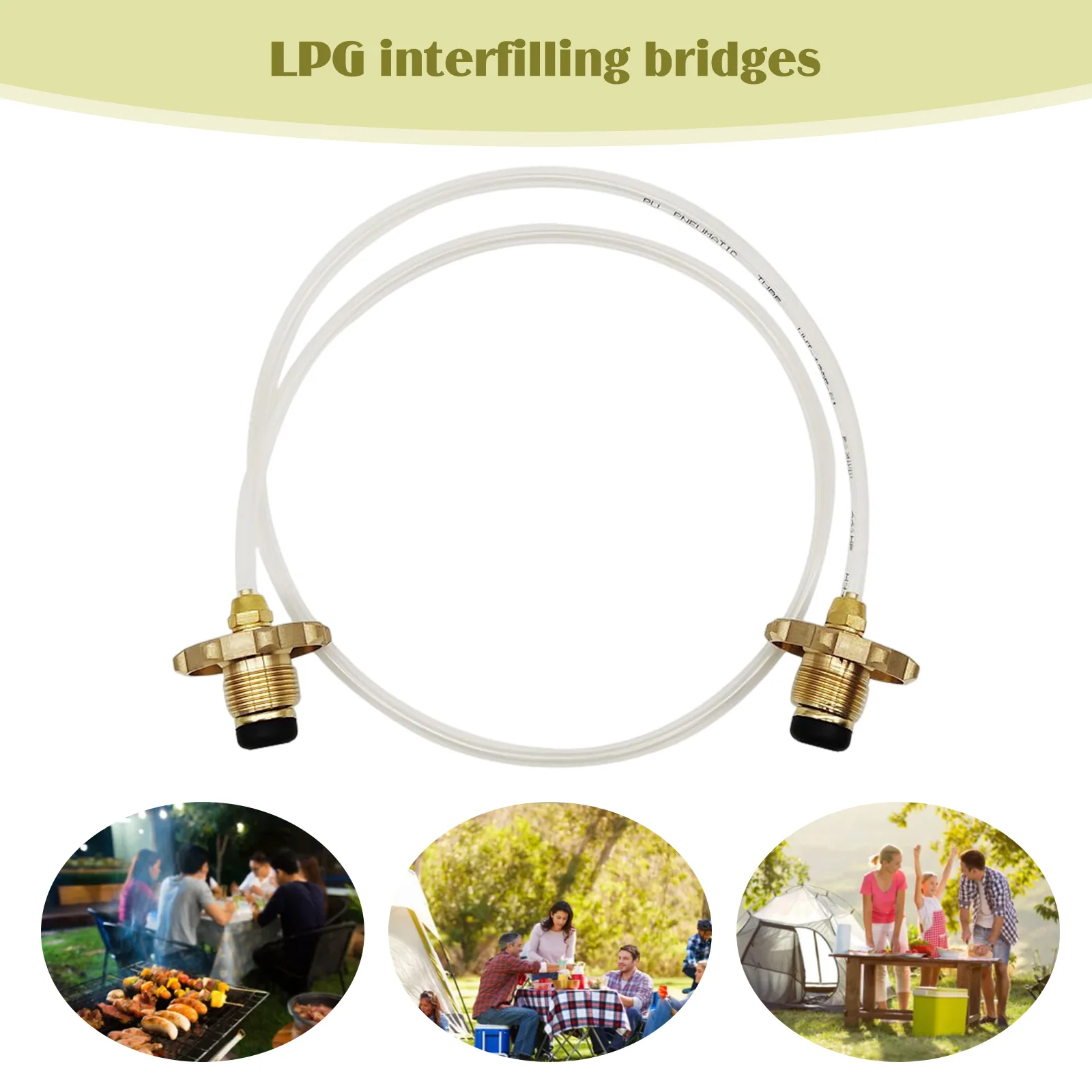 Liquefied Gas Mutual Filling Bridge Direct Connection LPG Cylinder Mutual Inflation Bridge Convenient Outdoor Stove Accessories