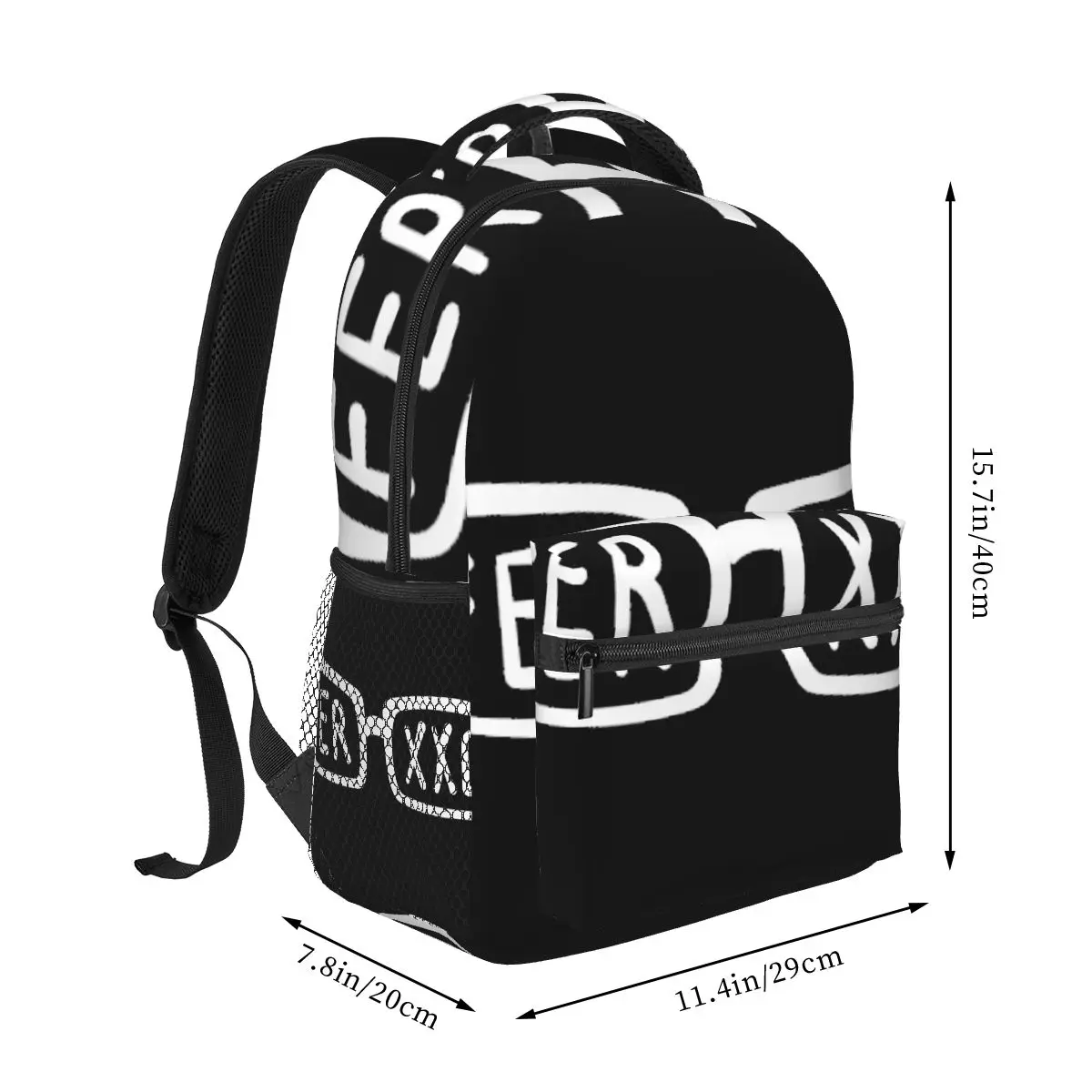 Ferxxo Glasses Logo Casual Backpack Unisex Students Leisure Travel Computer Backpack