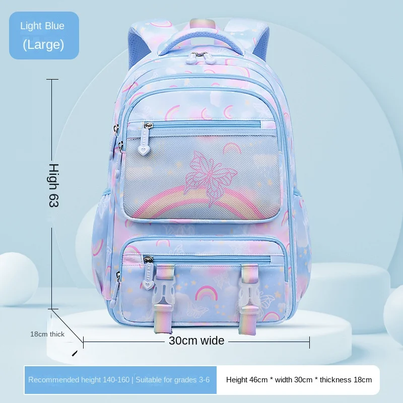 

2023 Children School Bags for Girls Orthopedic Kids princess Backpack schoolbag Primary School backpack Kids book bag mochila