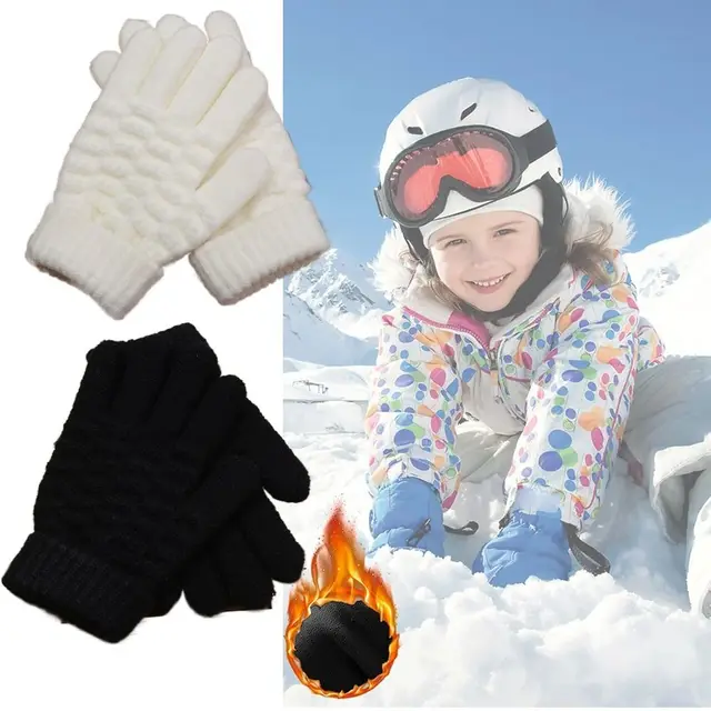 Pack De 3 Pares De Manoplas De Forro Polar Para Bebé Y Niño - Cálidas, Suaves Y Con Banda Antideslizante