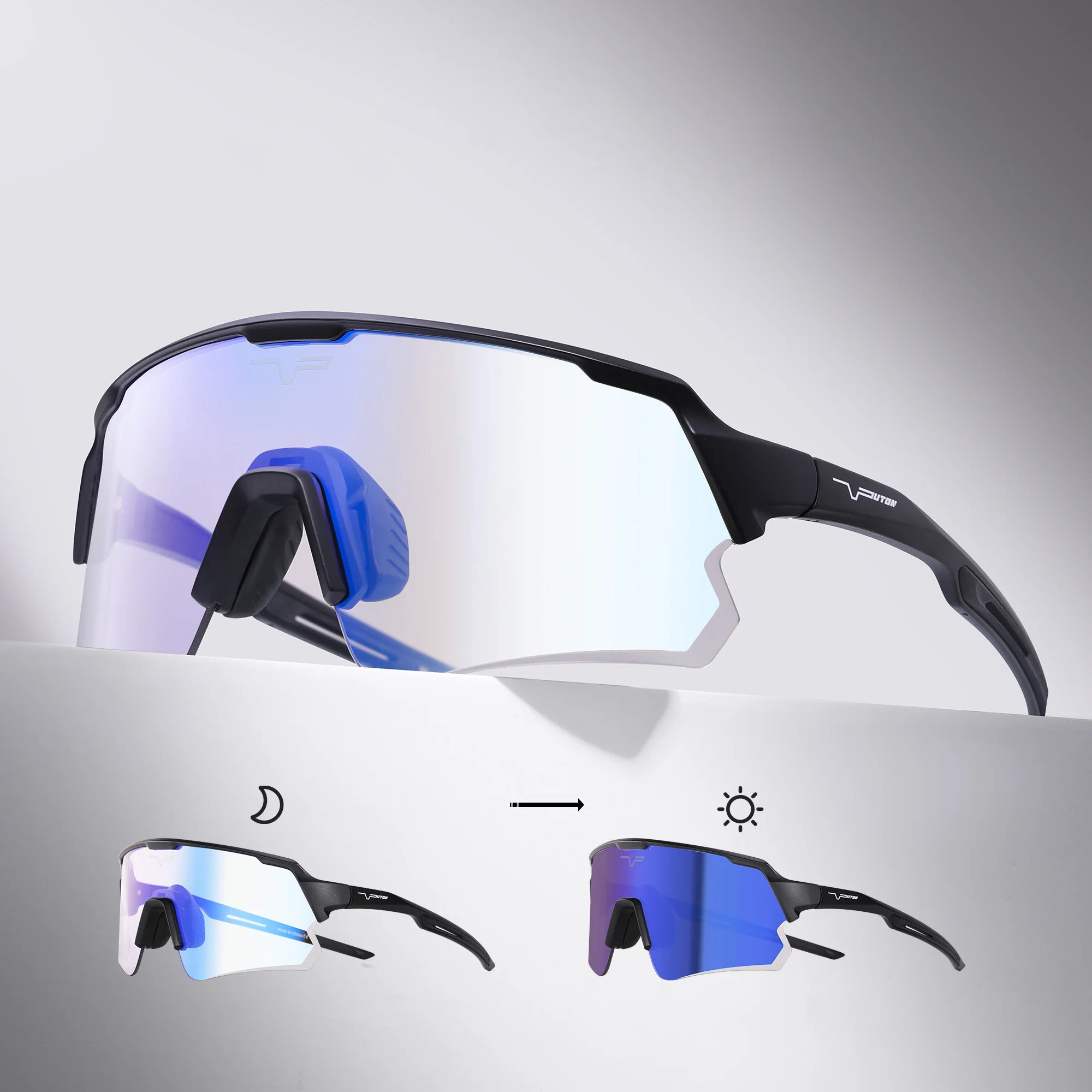Photochromic Outdoor Sports Sunglasses