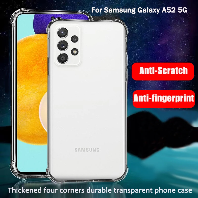 Cover Posteriore Trasparente Per Samsung Galaxy A 52 5G Custodia Originale Per Galaxy A52 5G Custodia Samsung Custodia Antiurto Per Samsung A52 5G