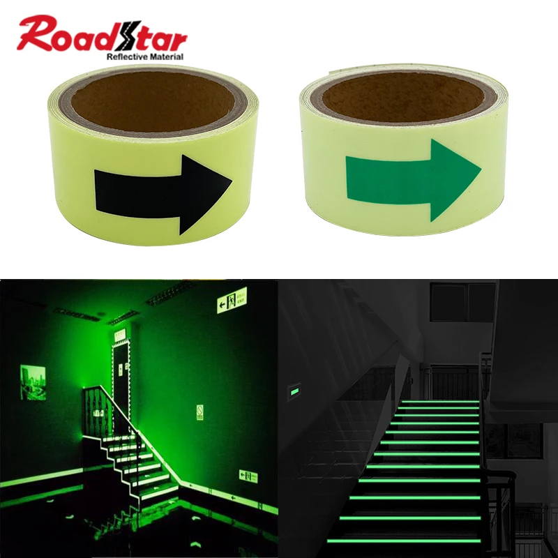 

Roadstar 50 мм X 10 м, горячая распродажа, ширина 5 см, стандартная лента, срок службы 4 часа с напечатанной стрелкой для обеспечения безопасности