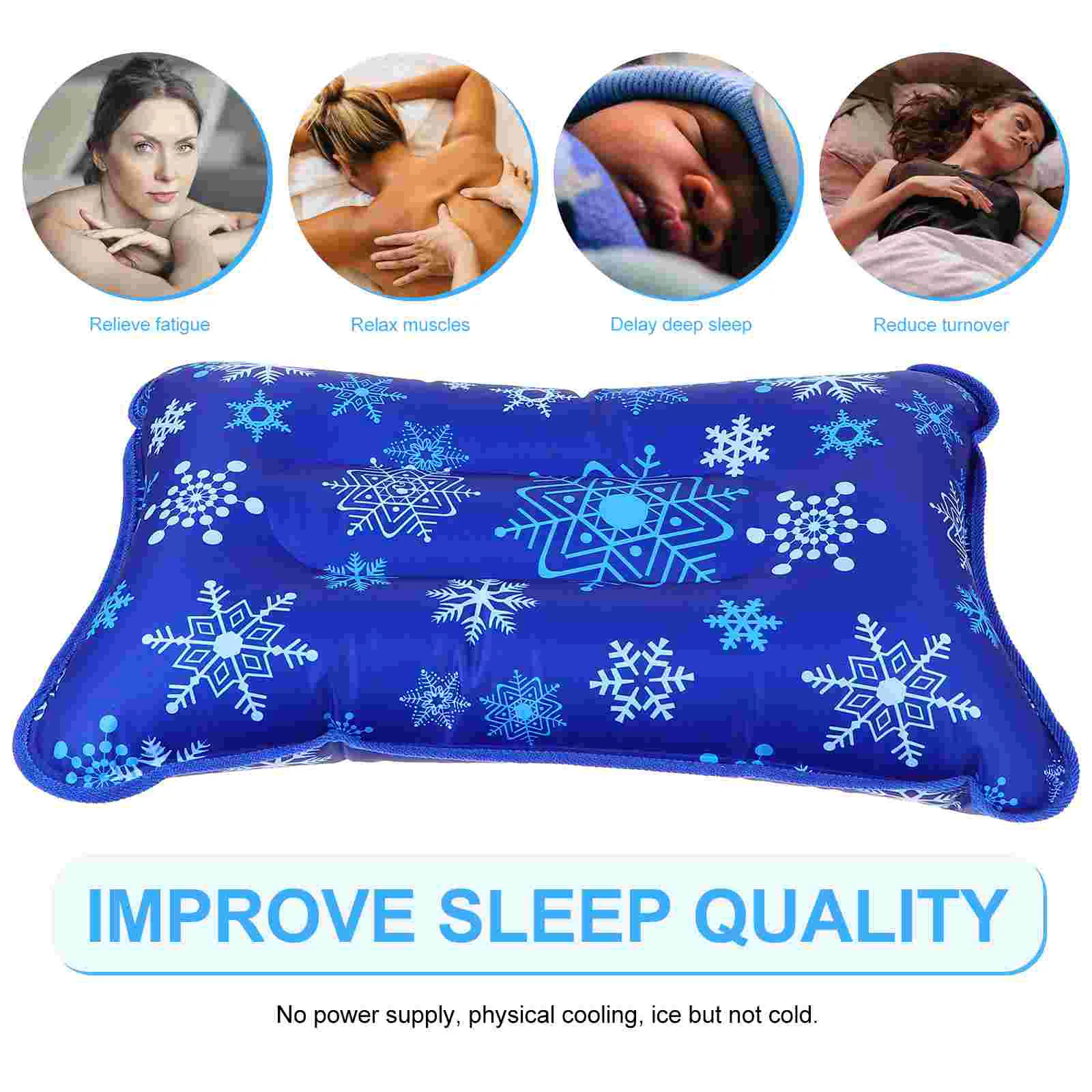 

1 Pc Ice Pillow Summer Colling Pillow for Lunch Break Cool Pillow Ice Pillow