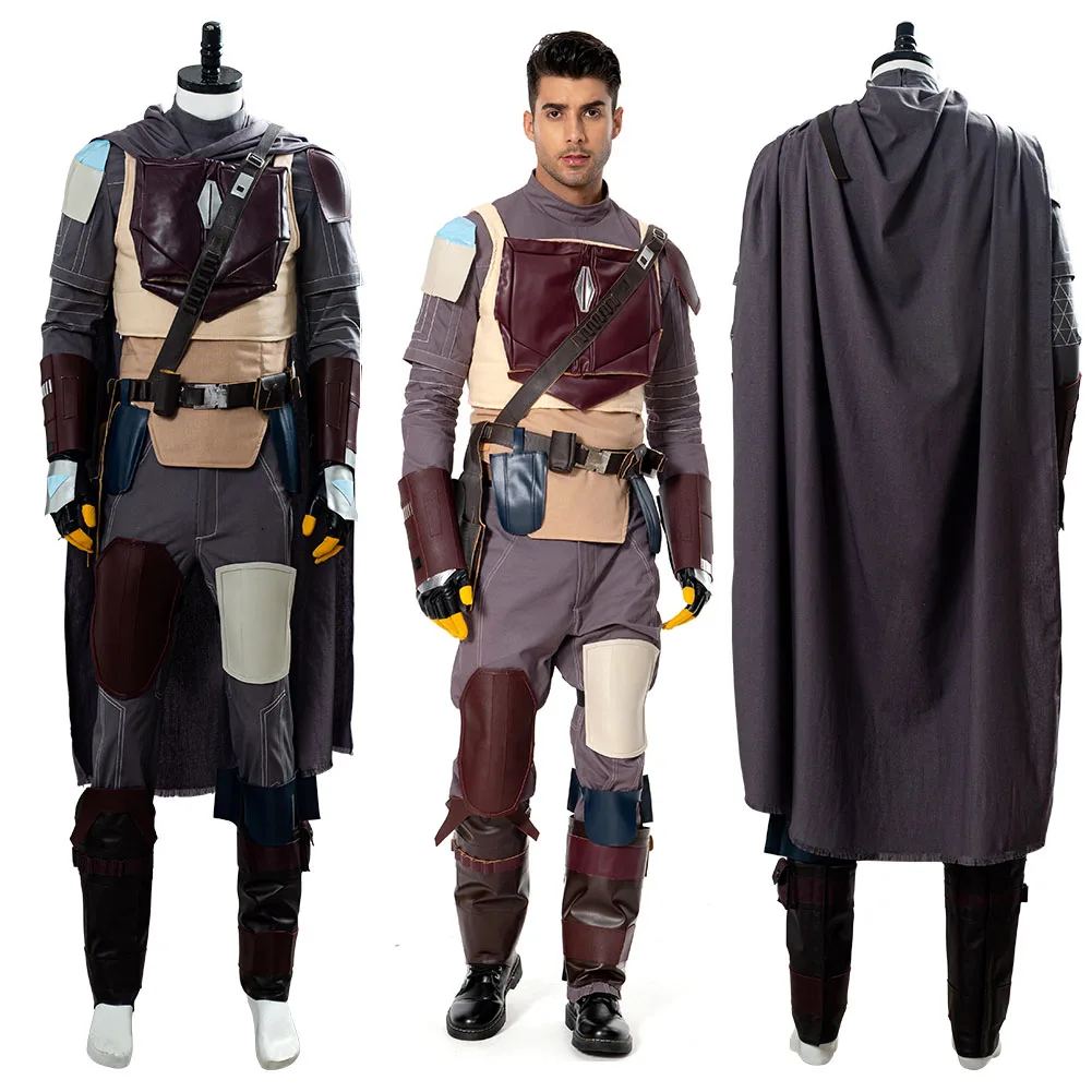 Boba Fett Costume Cosplay Halloween Carnival Uniform Full Suit Costumi Maschili Per Adulti