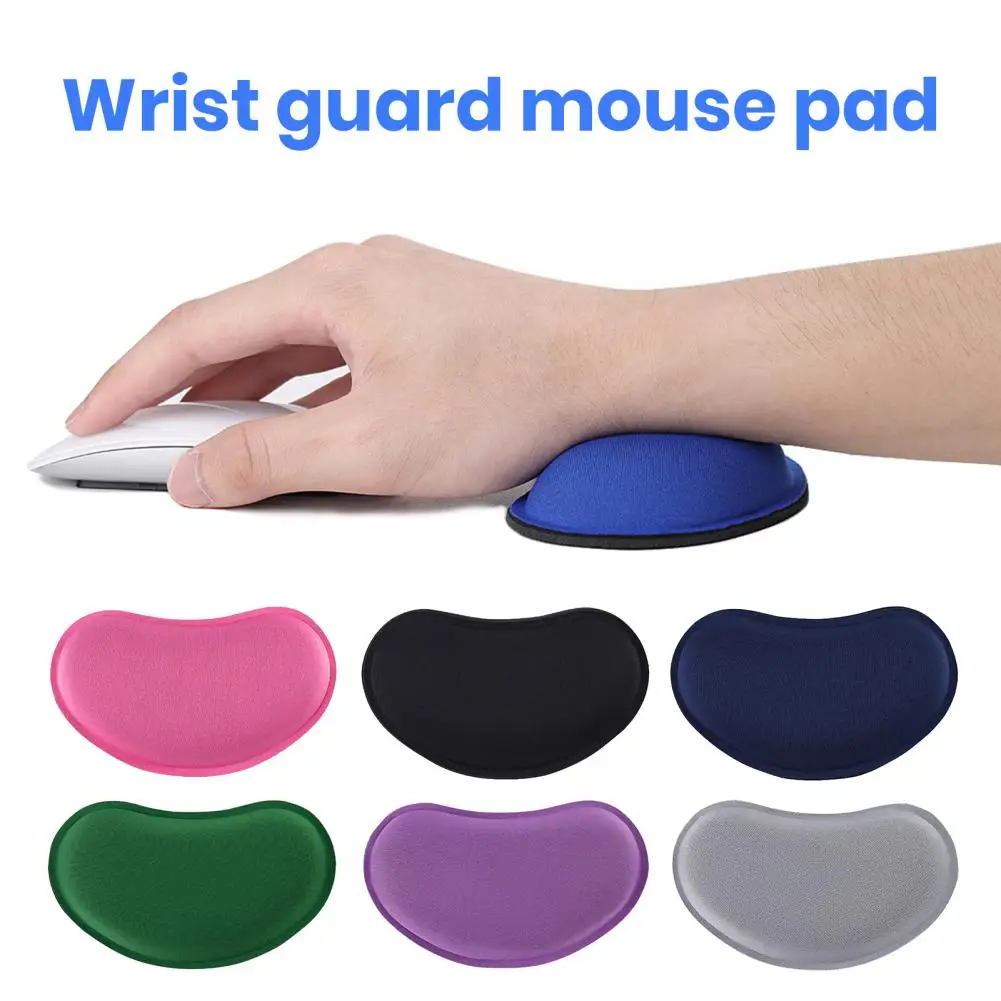 Love Heart Mouse Wrist Rest Mouse Pad 3D Wrist Rest Silica Gel Hand Pillow Memory Foam Ergonomic Mousepad Support Cushion