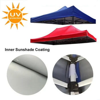 Tenda impermeabile a prova di sole, tetto sostituibile, parasole estivo ispessito, panno superiore per gazebo, non include il telaio, panno superiore per gazebo da esterno 1