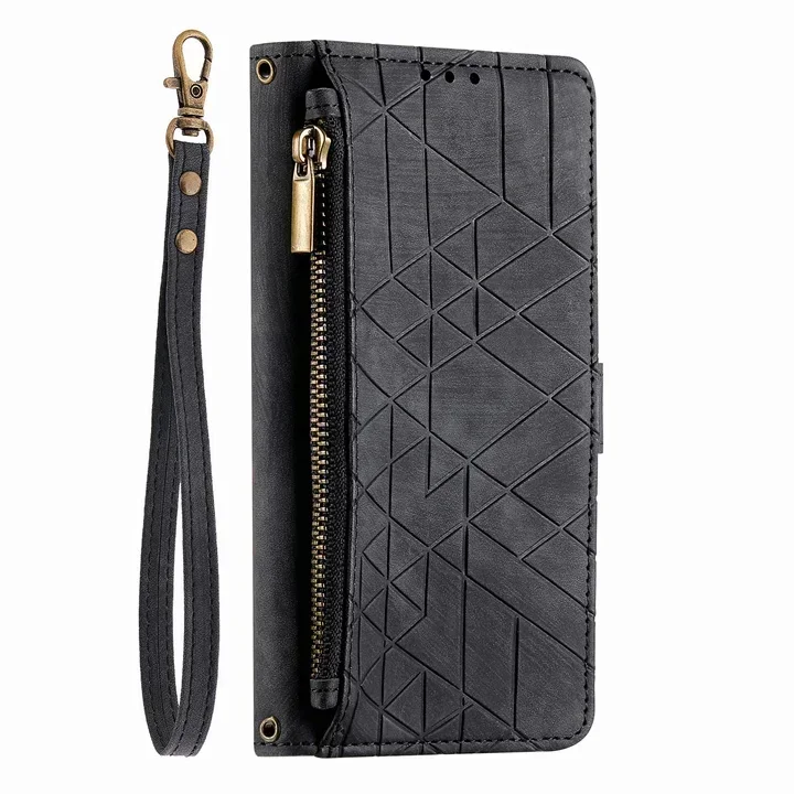 Edge60 Stylus Leather Zipper Wallet Case