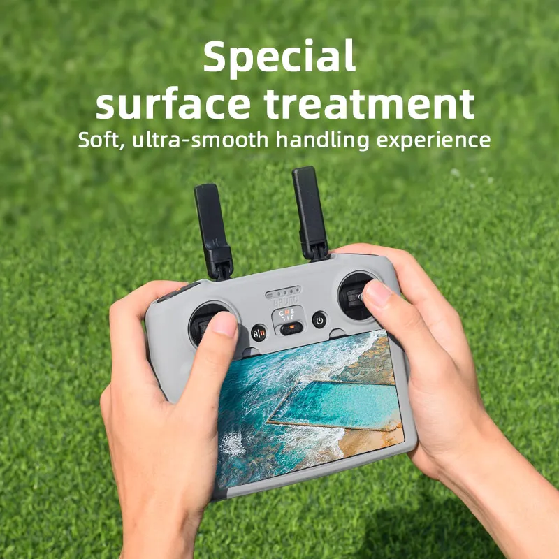Фото Силиконовый чехол для DJI AIR 3/Mini 4 PRO Drone, чехол для контроллера DJI RC 2, защита от царапин, аксессуары для камеры №3