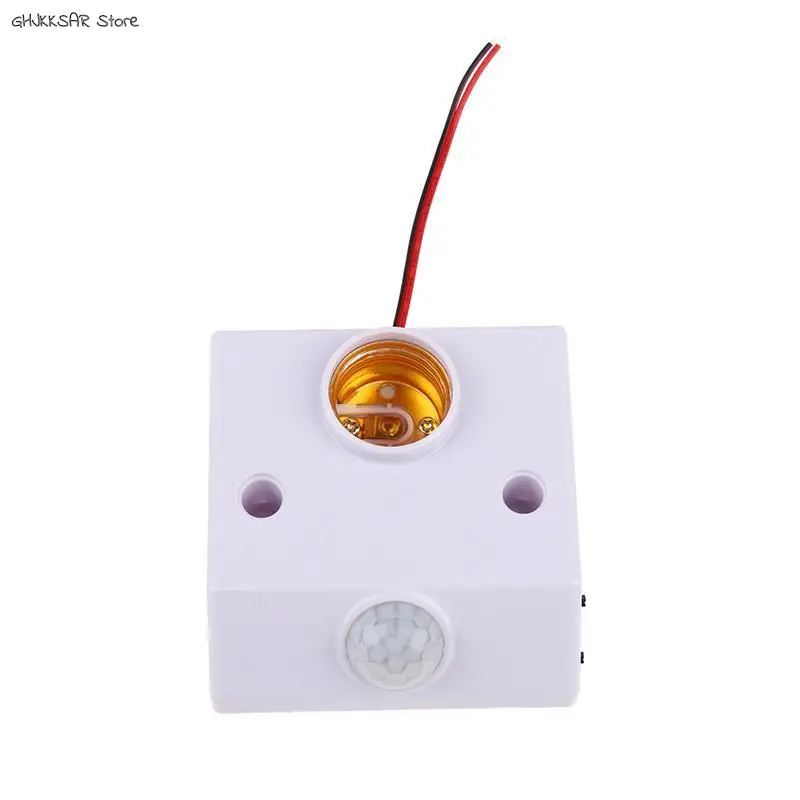 Lamp holder 1x NEW Nut Socket With PIR Motion Sensing Switch AC 90V-250V