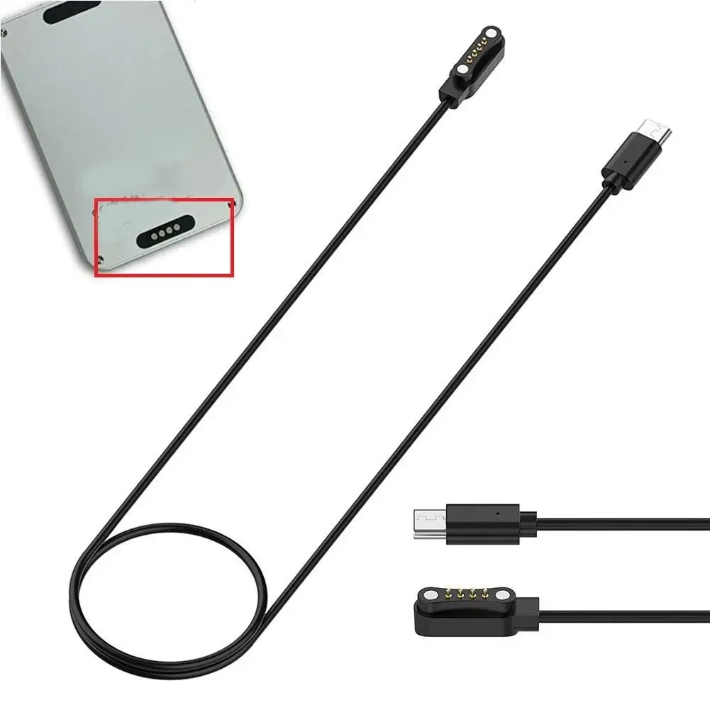 For PLAUD Note AI Voice Recorder Charger 1m Magnetic Charging cable Conference Recording Pen Charging Cable Data Line