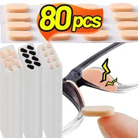 Non-slip Nose Pads Self-Adhesive EVA Foam Anti-pressure Mini Soft Oval Shape Glass Eyewear Eyeglasses Sticker Accessories Kit 2