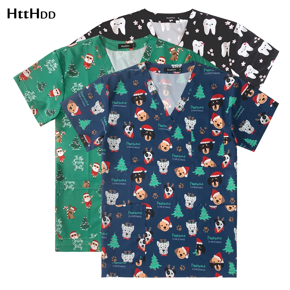 

Новинка, скрабы для ухода за ребенком, высококачественные медицинские блузки, униформа для женщин и мужчин, унисекс для спа-врачей, медсестер