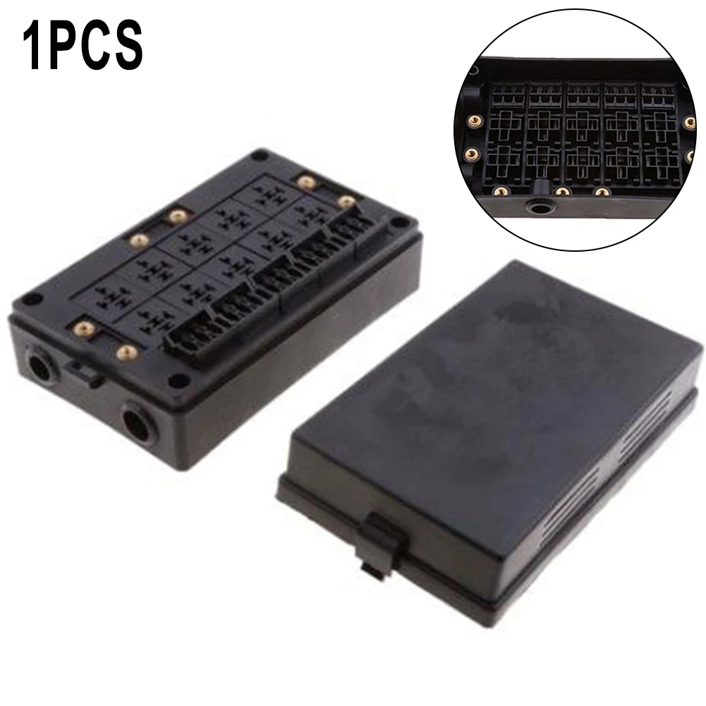 

18 Way Automotive Fuse Relay Box 195x120x45mm Holder Block Circuit Protector Terminals 32 (V) Plastic Fuse Relay Box