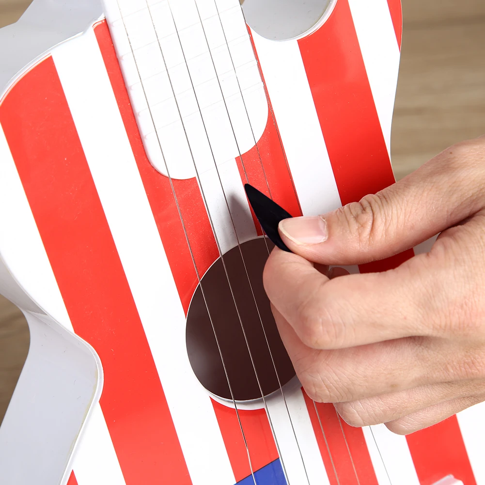 0.8mm Thick for Bass Ukulele Guitar Plectrum Tools Electric Guitar Finger Picks Assorted Colours Guitar Part Accessories