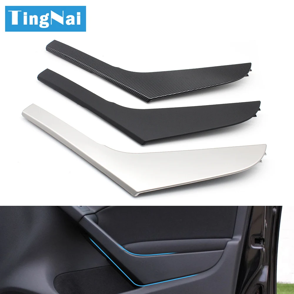 Car Interior Door Sinistra Destra Pull Maniglia Copertura Trim Per Volkswagen Vw Golf 6 Gti Mk6 2009-2014 Muslimate