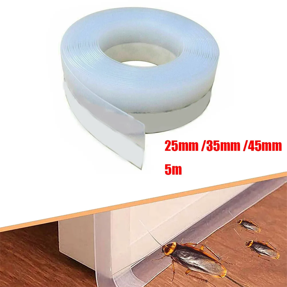 Silicone Door Seal Strip 5M Home Improvement