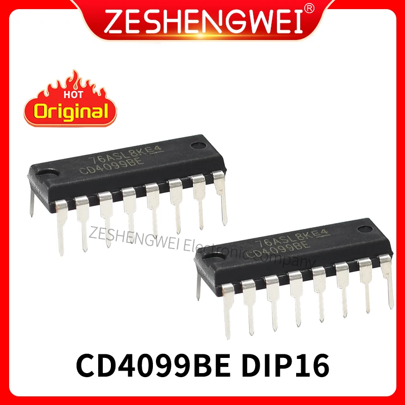 10PCSNewCD4099BECD4099DIP16Package8AddressableLatchLogicChips