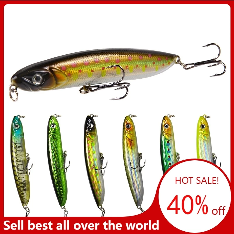 

Sinking Pencil Perch Crankbaits Fishing Lures Sea Bass Carp Artificial Bait For Fishing Tackle Wobblers Trolling Swimbait Pike