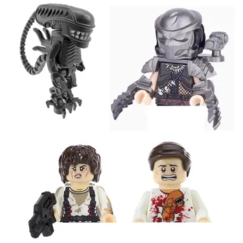 New Predator Building Blocks Alien Mini Action Figure Toys 1