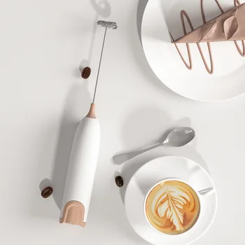 Montalatte elettrico Cucina Bevanda Schiumatore Frusta Mixer Agitatore Caffè Cappuccino Creamer Frusta Miscela schiumosa Baffo Frullino per le uova 1