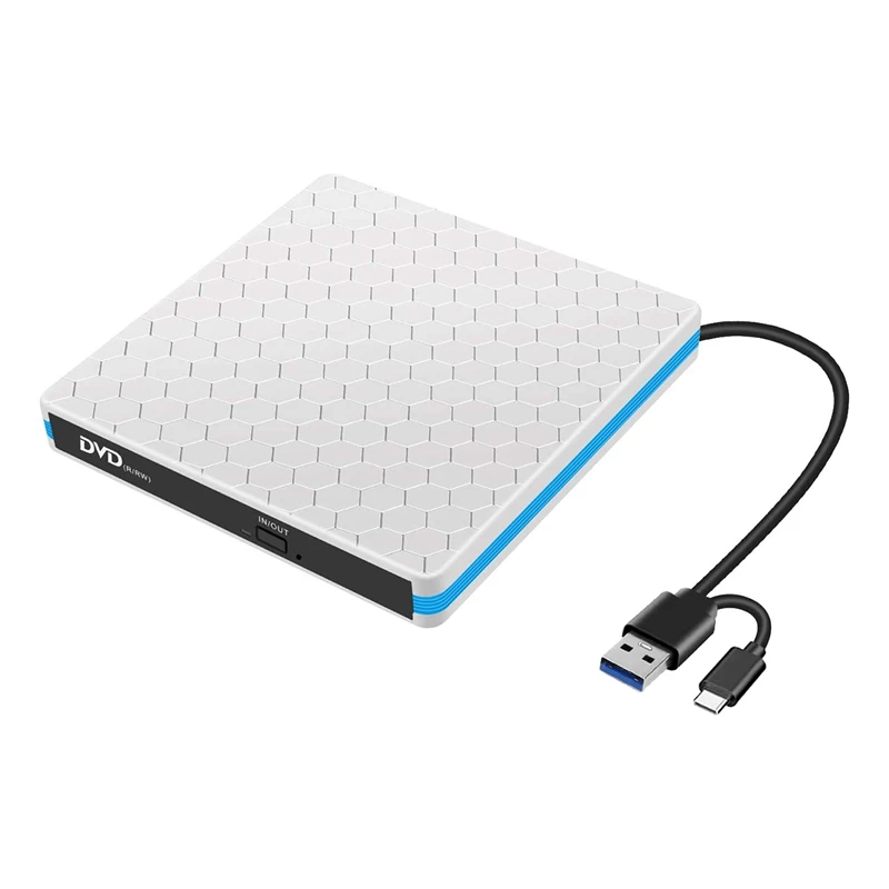 

Внешний DVD CD-привод с интерфейсом USB 3,0 и Type-C