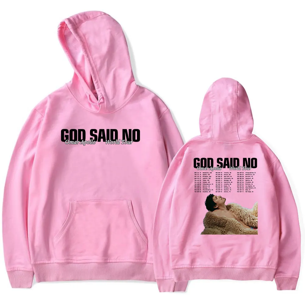 thumbnail image 1 of Sudadera con capucha de Omar Apollo God Said No Tour para hombre y mujer, unisex, de manga larga, para cosplay, ropa de calle, 1 of 5