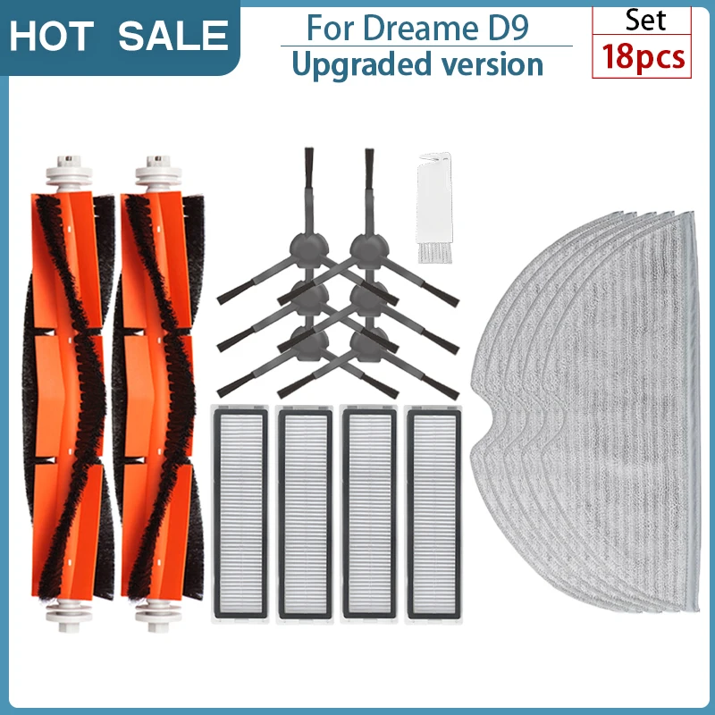 Pièces Rechange D9 Max Kit Accessoires Robot Dreame D9 Max Gen2