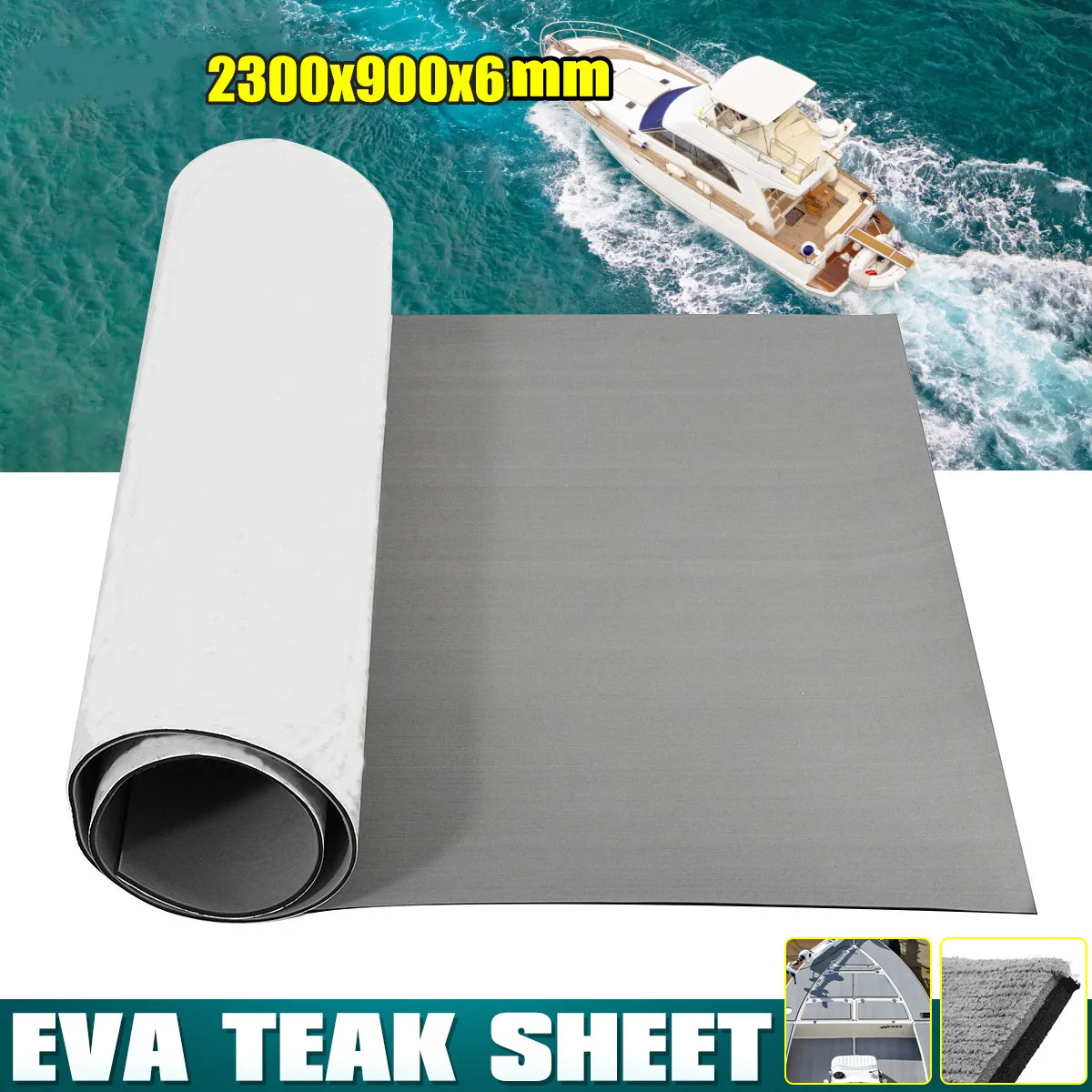Muslimeva Foam Boat Flooring Faux Teak Decking Sheet Tappetino Autoadesivo Per Pavimenti Per Yacht
