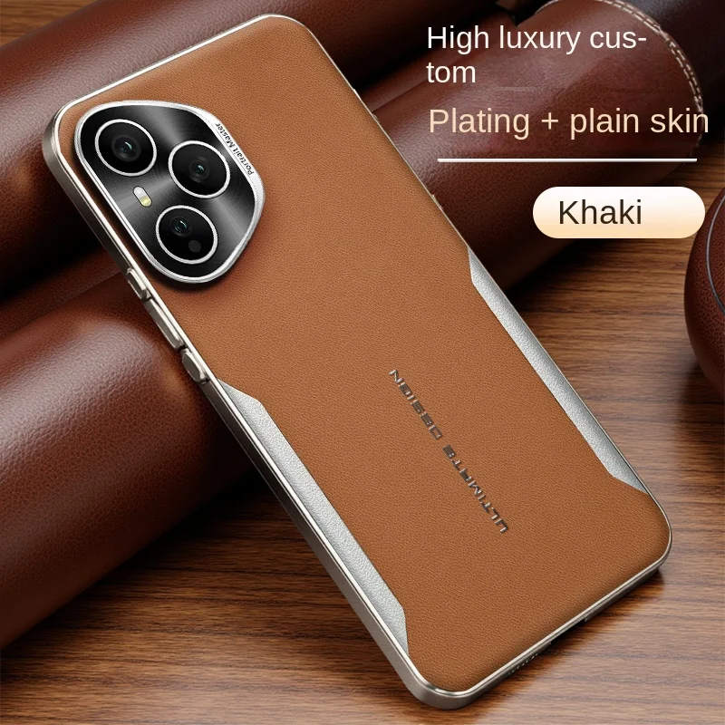 Luxurious PU Leather Protective Back Cover Case