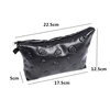 Black Skull Cosmetic Bag Women PU Leather Makeup Bag Travel Organizer For Cosmetics Toiletry Kit Bag Dropshipping 6