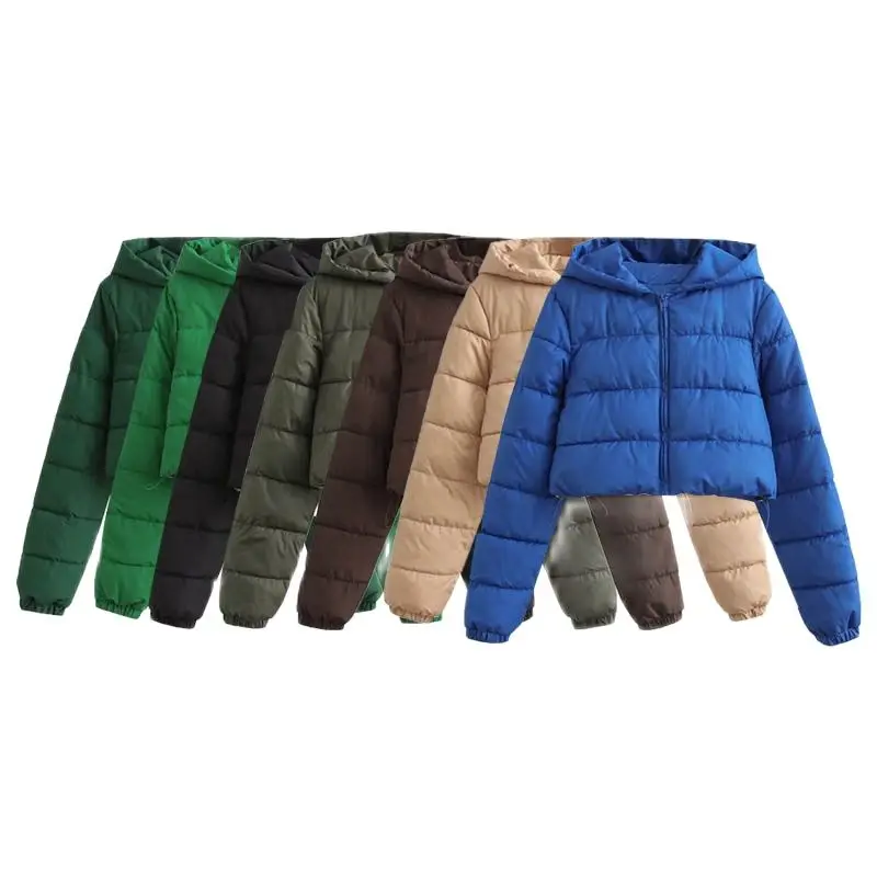 

SLTNX 2023 Fashion Winter Coat for Women Female Chic Elegant Casual Jacket Coats Ladies Hooded Long Sleeve Coats New Outerwear