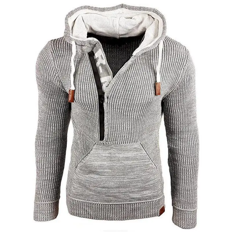 Autumn and Winter Sweaters, Hooded Pullover, Knitted Sweaters, Long Sleeved Knitwear, Warm and Fashionable Trend Anime Sweater