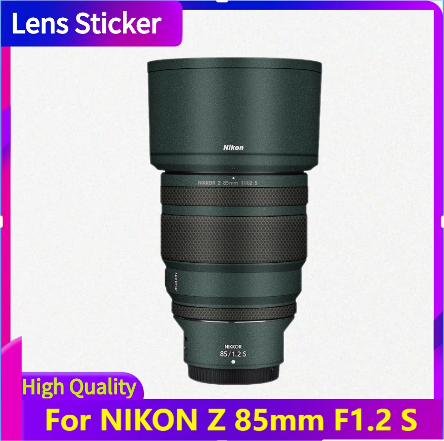 

Для NIKON Z 85 мм F1.2 S Наклейка на рассеиватель Защитная Наклейка виниловая пленка защитное покрытие против царапин 85 1,2 F/1,2 F/1,2 S