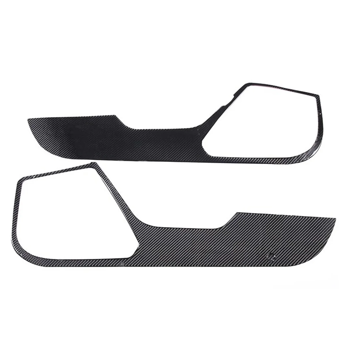 

For Corvette C7 2014-2019 Soft Carbon Fiber Car Door Anti Kick Mat Sticker Trim Door Panel Protection Accessories