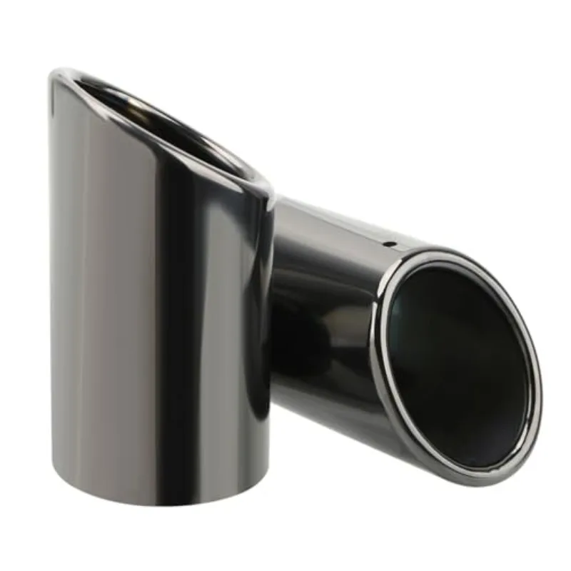 Car Exhaust Tip Muffler Pipe Cover 2pcs For Audi A4 B8 A3 A1 Q5 For VW Tiguan 2011-2015 Volkswagen Passat B7 CC 2011-2015