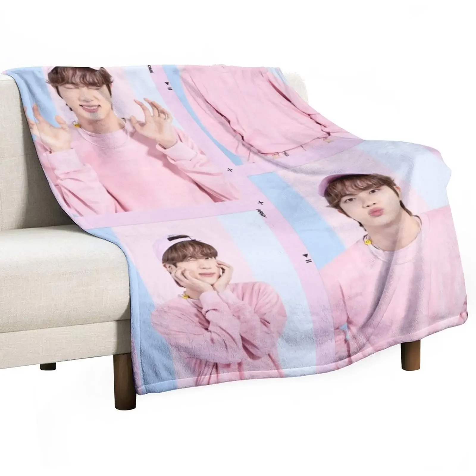 

Jin Throw Blanket warm for winter Retros Blankets