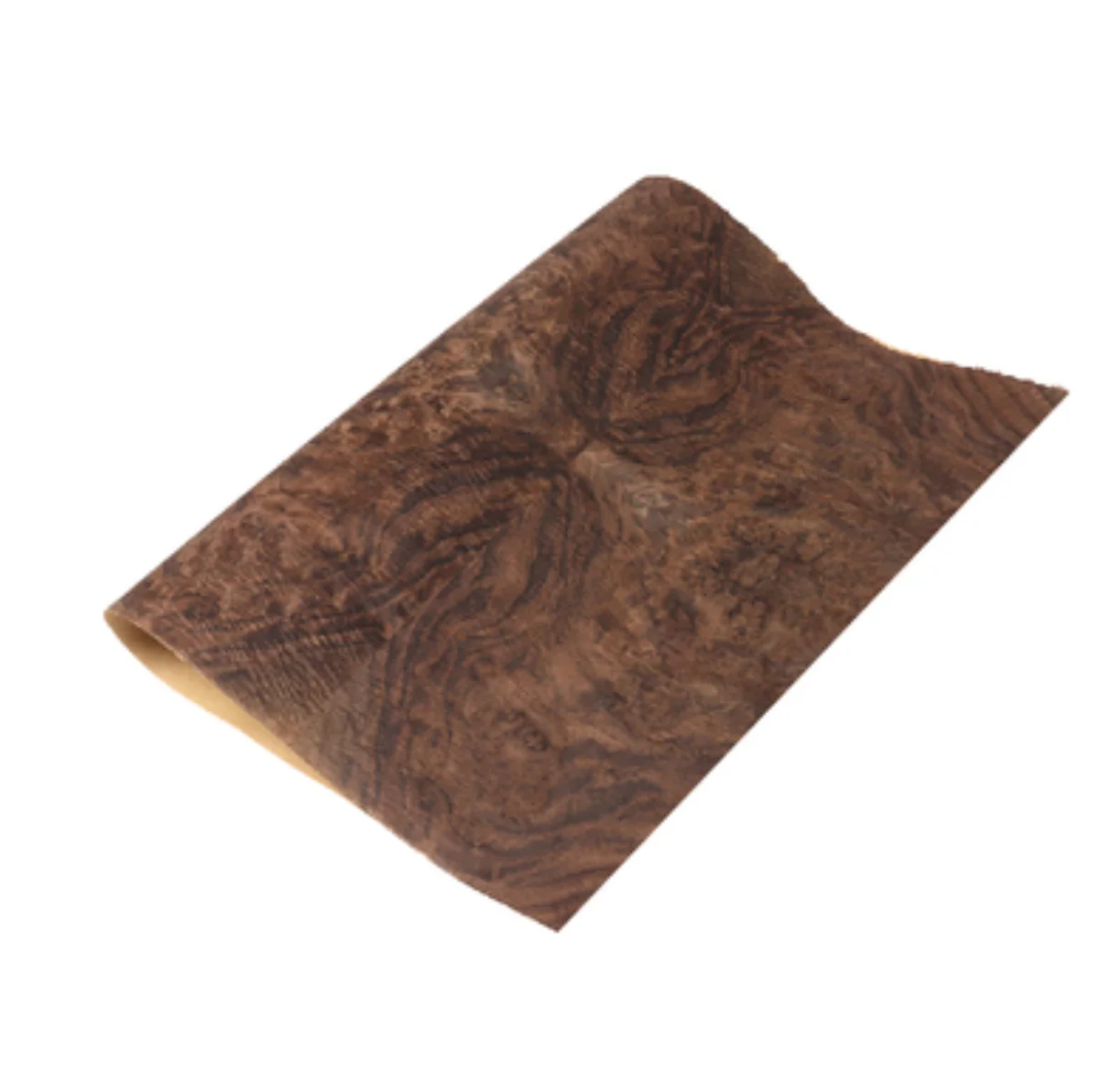 Length:2.5meters Width:580mm T:0.3mm Natural walnut splicing with burr surface wood veneer Speaker furniture decoration