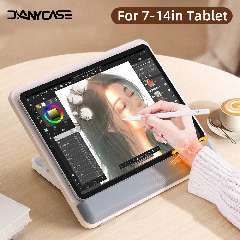 Tablet Suporte para Desenho Ipad Pro Xiaomi Samsung Lenovo Suporte Portátil Suporte para Livro Acessórios Tablet
