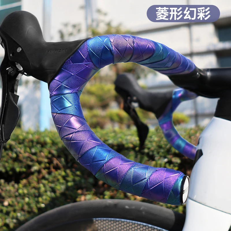 Rennrad-Lenkerband, leicht reflektierend, EVA/PU, vibrationsdämpfend, strapazierfähig, für Dropbarren – Detail 14