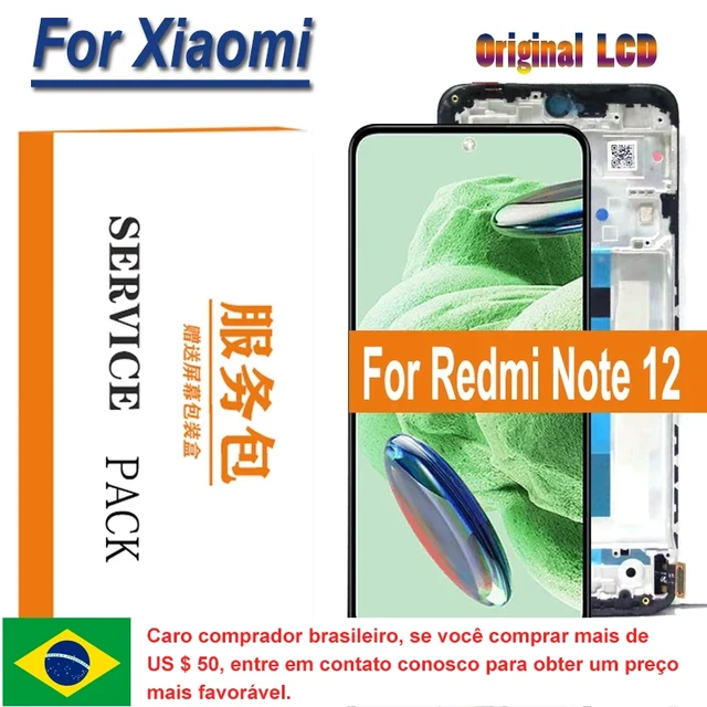 6.67''Original For Xiaomi Redmi Note 12 4G LCD Display Screen Touch Panel  Digitizer Replacement Parts For Xiaomi Redmi Note12 5G - AliExpress