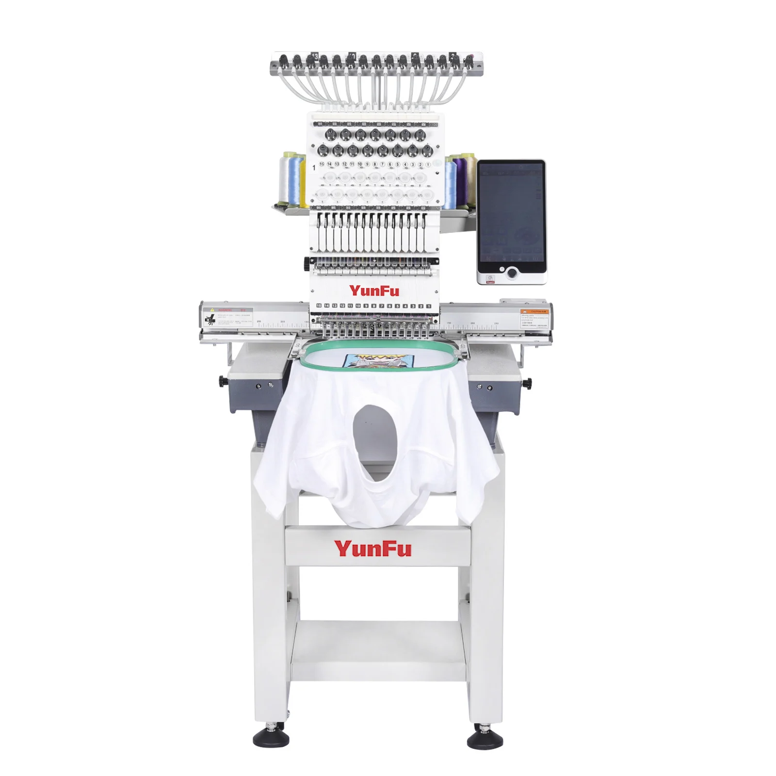 Pro X Pr1050X Single Head Embroidery Machine 15 Needles 1200 RPM Automatic Digital Home Use Cap Embroidery Tajima 5