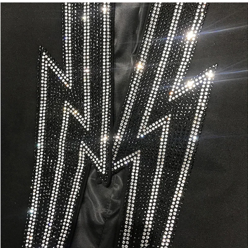 blazer suit Men Jacket Heavy Industry Luxury Banquet Jacket Blazer Masculino Lightning Rhinestone Jacket Club Party Blazer Men Stage Suit casual blazer for men