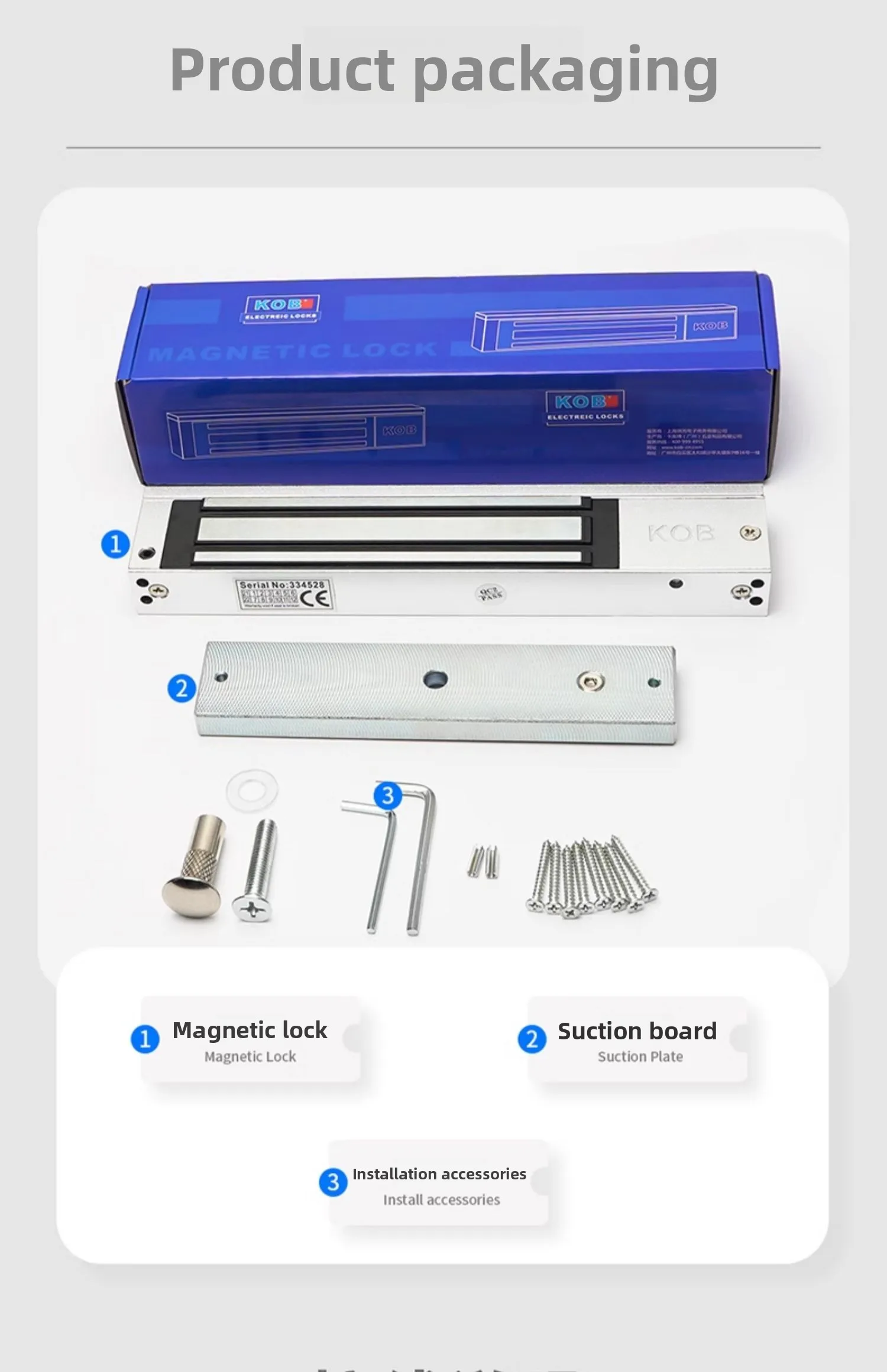 access control magnetic lock 280 kg electromagnetic lock single door delay elect