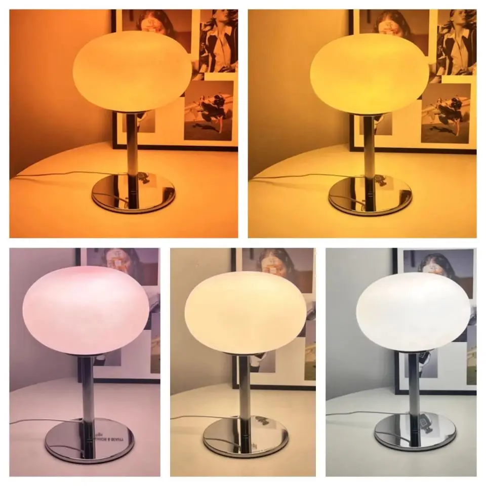 Elegant cloud lamp on table