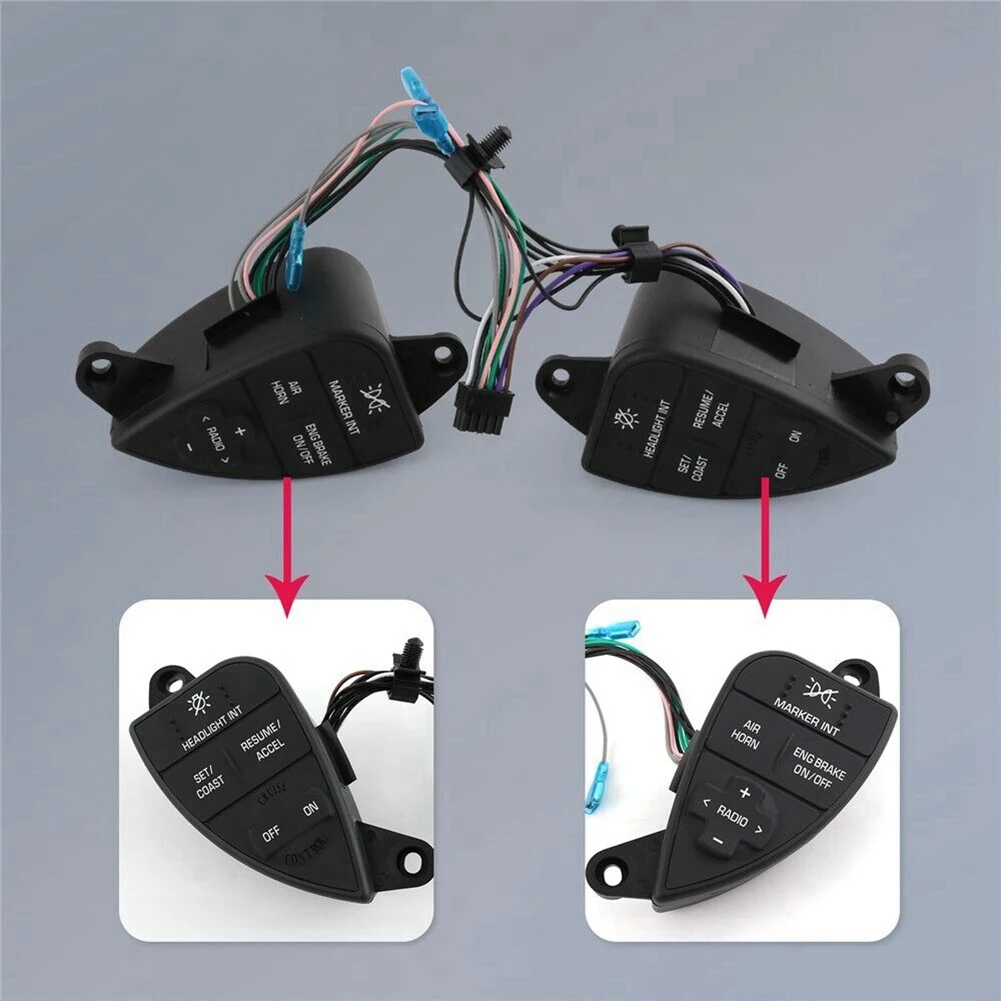 901-5101 2611199C91 Truck Steering Wheel Cruise Control Switch Radio Button for for International ProStar 2007- P266-5101-M7